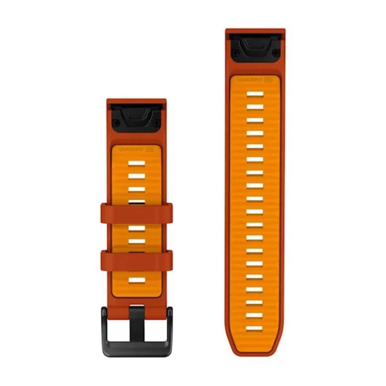 Garmin QuickFit silikoniranneke 22mm, tiilenpunainen/oranssi, 010-14507-03