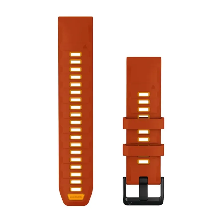 Garmin QuickFit silikoniranneke 22mm, tiilenpunainen/oranssi, 010-14507-03