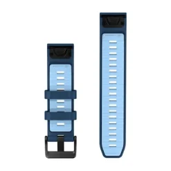 Garmin QuickFit silikoniranneke 22mm, vuorovedensininen/vaaleansininen, 010-14507-00