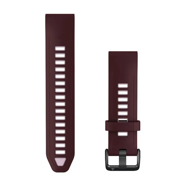 Garmin QuickFit silikoniranneke 20mm, kirsikanpunainen/vaaleanpunainen, 010-14506-02