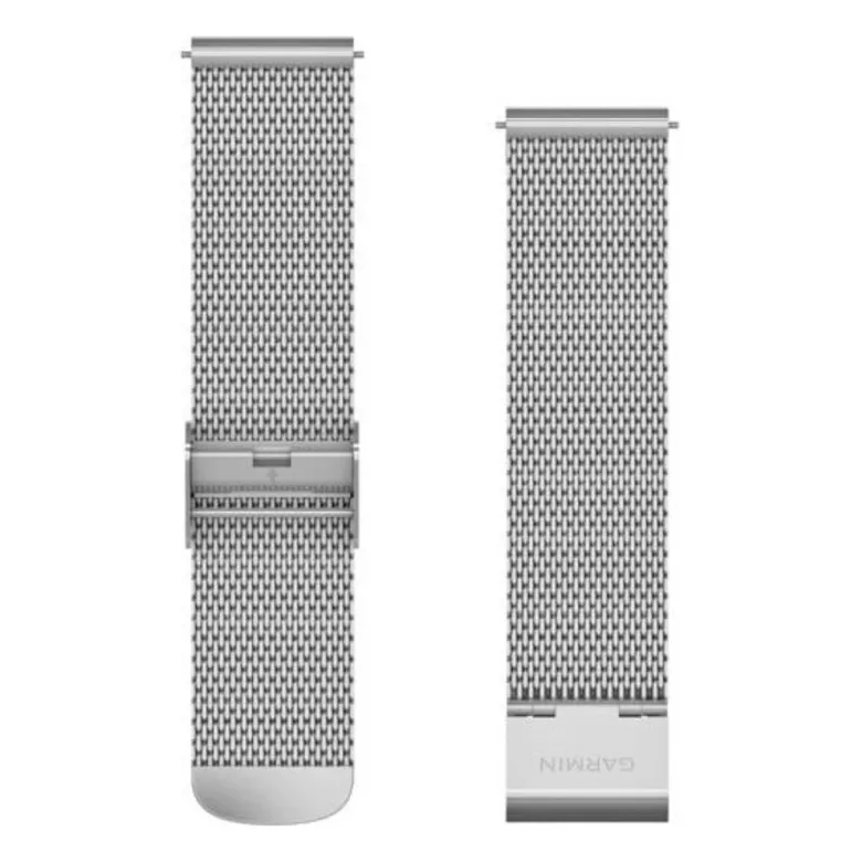 Garmin Quick release -mesh-ranneke 20mm, pikakiinnitys, hopeanvärinen, 010-12924-23