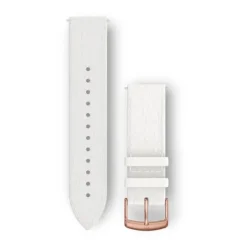 Garmin Quick release -nahkaranneke 20mm, pikakiinnitys, valkoinen, 010-12691-0B