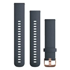 Garmin siniharmaa Quick release -silikoniranneke 20mm, pikakiinnitys, 010-12561-11