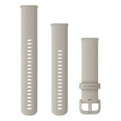 Garmin vaaleanharmaa Quick release -silikoniranneke 20mm, pikakiinnitys, 010-13021-07