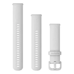 Garmin valkoinen Quick release -silikoniranneke 20mm, pikakiinnitys, 010-13021-01
