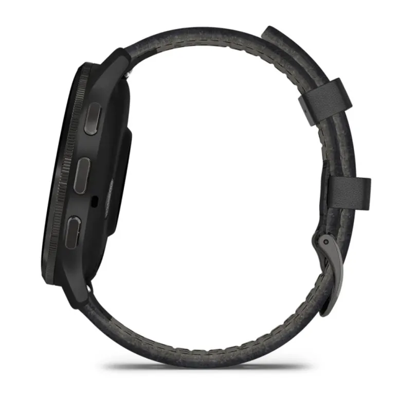 Garmin Venu 3 grafiitinharmaa ja musta nahkaranneke, Amoled GPS-älykello 010-02784-52