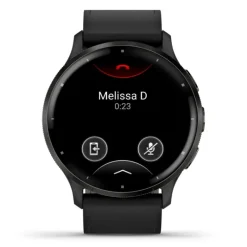 Garmin Venu 3 grafiitinharmaa ja musta nahkaranneke, Amoled GPS-älykello 010-02784-52