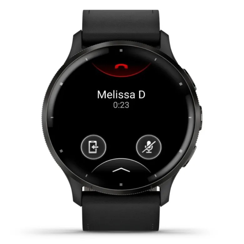 Garmin Venu 3 grafiitinharmaa ja musta nahkaranneke, Amoled GPS-älykello 010-02784-52