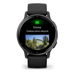 Garmin Vivoactive 5, grafiitinharmaa ja musta, 42 mm, Amoled monilajiälykello 010-02862-10