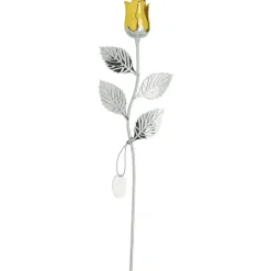 Juhlaruusu kaiverruslaatalla, kullanvärinen, 32 cm