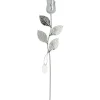 Juhlaruusu kaiverruslaatalla, hopeanvärinen, 32 cm
