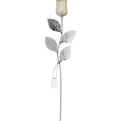 Juhlaruusu kaiverruslaatalla, valkoinen, 32 cm
