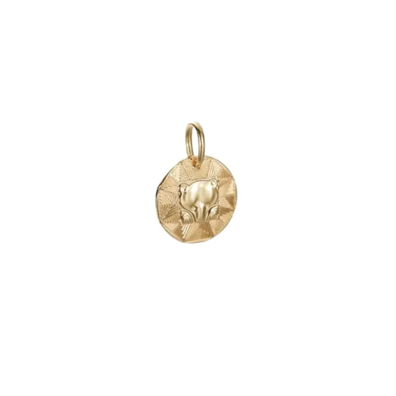 Kalevala Amuletti Pohjankarhu hela, pieni, keltakulta