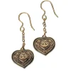Kalevala Euran sydän korvakorut, pronssi