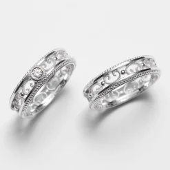 Kalevala Filigraani sormus, 14K valkokulta, Kalevala Love, 541000500