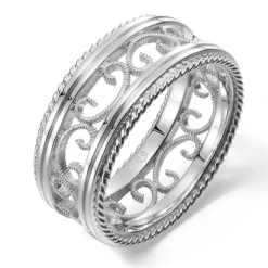 Kalevala Filigraani sormus, 14K valkokulta, Kalevala Love, 541000502