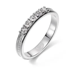 Kalevala Ikiaikainen sormus, 14K valkokultaa, 0,30ct, Kalevala Love, 541000116D