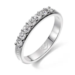Kalevala Ikiaikainen sormus, 14K valkokultaa, 0,42ct, Kalevala Love, 541000117D