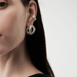 Kalevala Männyt ear cuff, hopea, 261001102