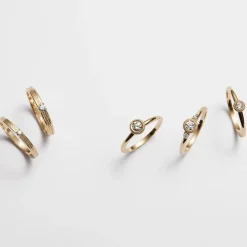 Kalevala Valittu sormus, 14K keltakultaa, 0,06ct, Kalevala Love, 141000001D