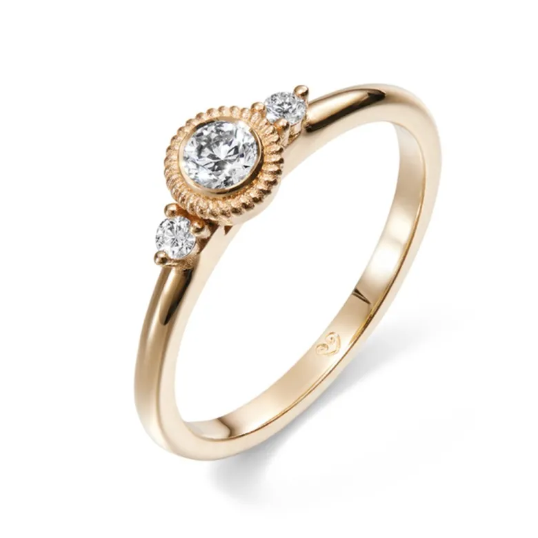 Kalevala Valittu sormus, 14K keltakultaa, 0,23ct, Kalevala Love, 141000003D