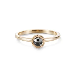 Kalevala Valittu sormus, 14K keltakultaa, musta timantti 0,20ct, Kalevala Love, 141000002B