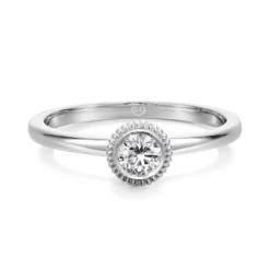 Kalevala Valittu sormus, 14K valkokultaa, 0,25ct, Kalevala Love, 541000002D