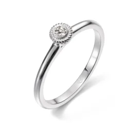 Kalevala Valittu sormus, 14K valkokultaa, 0,06ct, Kalevala Love, 541000001D