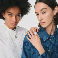 Kalevala x Marimekko Unikko pieni riipus, hopeaa