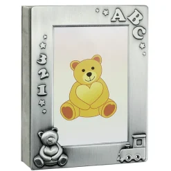 Kastealbumi 10x15, nalle, kirjaimet ja juna