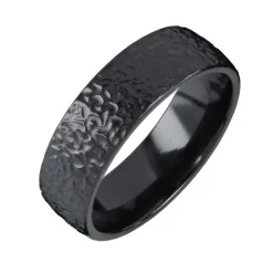 Kohinoor Duetto Black Edition, Frost kihlasormus, 7 mm, musta zirkonium 006-816