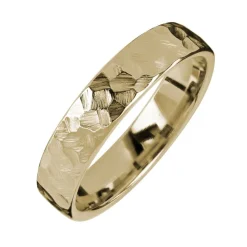 Kohinoor Duetto Gold, Rock kihlasormus, 5 mm, keltakulta 003-807
