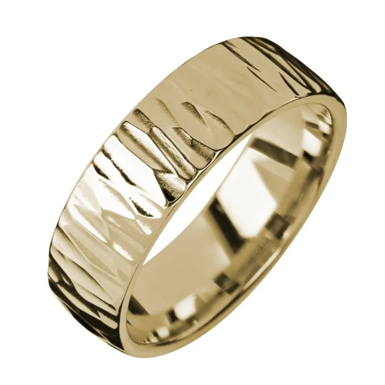 Kohinoor Duetto Gold, Wood kihlasormus, 7 mm, keltakulta 003-814