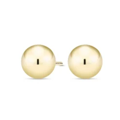 Kultaiset pallokorvakorut, 5mm pallo, 14K keltakulta