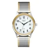 Leijona Stretch 34 Two Tone White 5013-677 rannekello