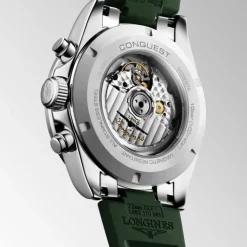 Longines Conquest Chronograph, 42mm, rannekello L38354029