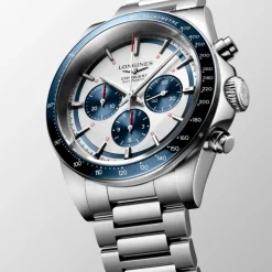 Longines Conquest Chronograph, 42mm, rannekello L38354986