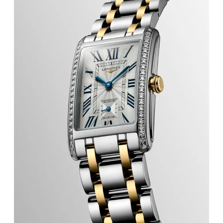 Longines DolceVita, keltakulta ja timantit, 23,3mm, rannekello L55125787