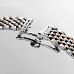 Longines Elegant Collection, ruusukulta ja timantit, rannekello L43095817