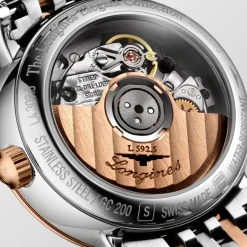 Longines Elegant Collection, ruusukulta ja timantit, rannekello L43095817