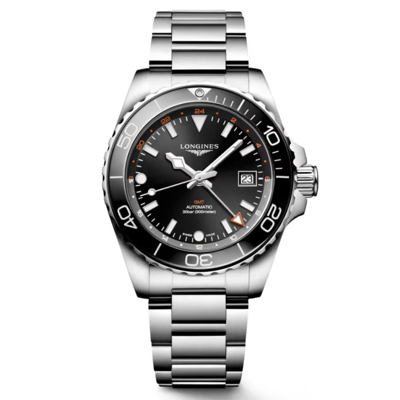 Longines HydroConquest GMT rannekello L37904566