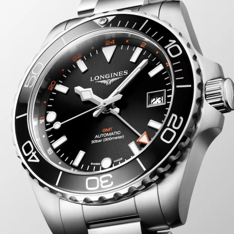 Longines HydroConquest GMT rannekello L37904566