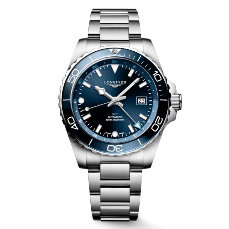 Longines HydroConquest GMT rannekello L38904966