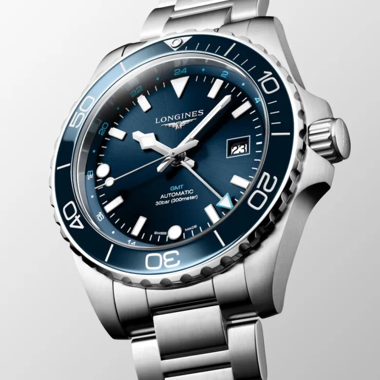 Longines HydroConquest GMT rannekello L38904966