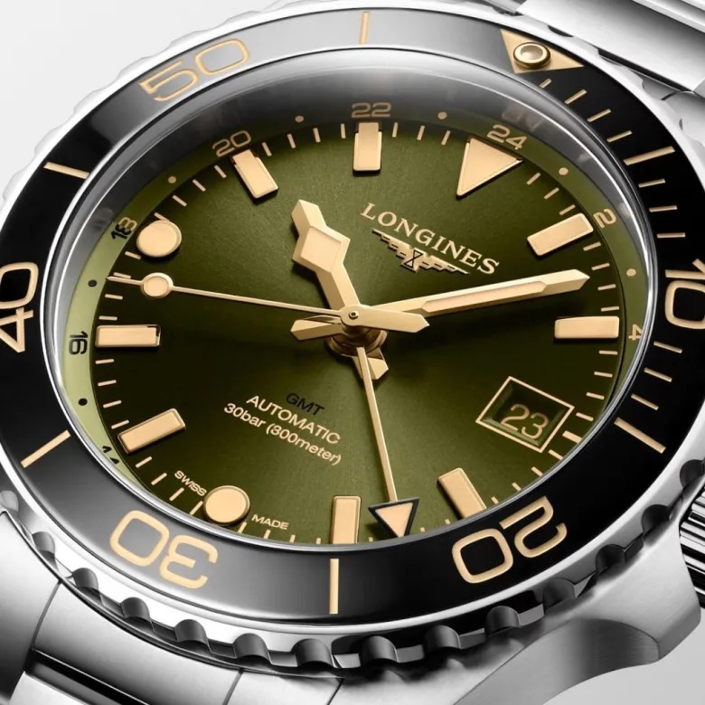 Longines HydroConquest GMT rannekello L37904066
