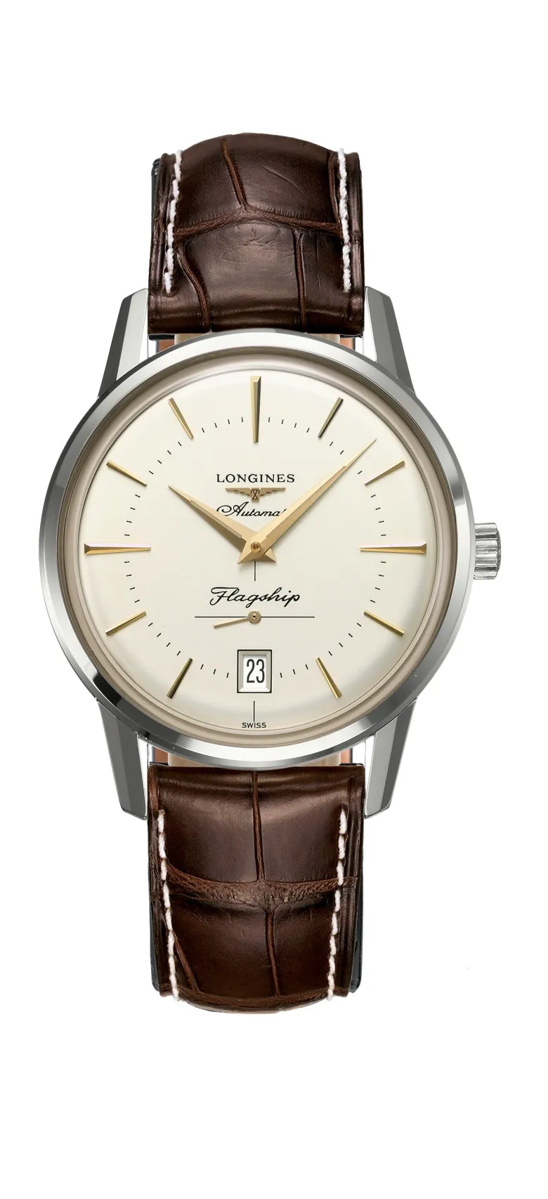 Longines L4.795.4.78.2 Flagship Heritage rannekello