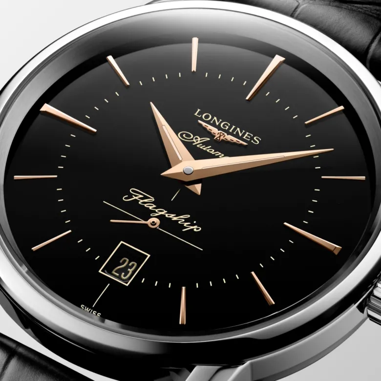 Longines L4.795.4.58.0 Flagship Heritage rannekello