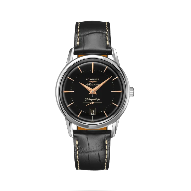 Longines L4.795.4.58.0 Flagship Heritage rannekello