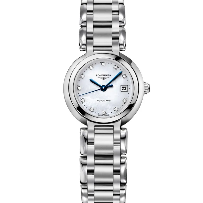 Longines L8.111.4.87.6 PrimaLuna, naisten automaattirannekello