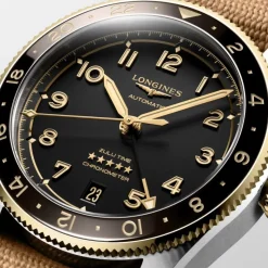 Longines Spirit Zulu Time rannekello 39 mm, L38025539